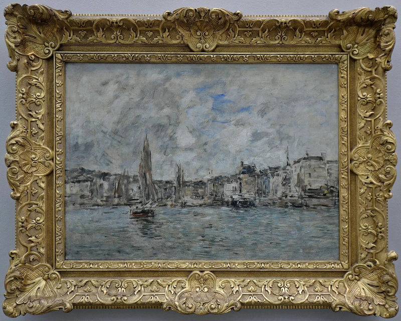 Der Hafen von Honfleur - Eugène Boudin