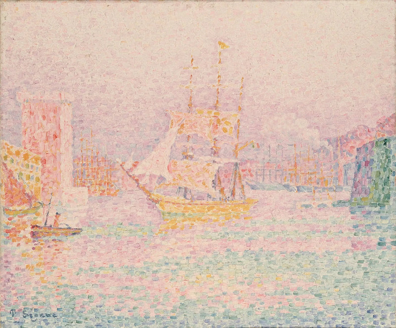 Der Hafen von Marseille - Paul Signac
