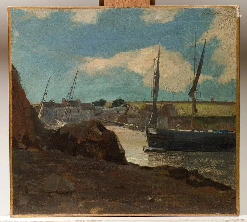 Der Hafen von Morgat - Odilon Redon