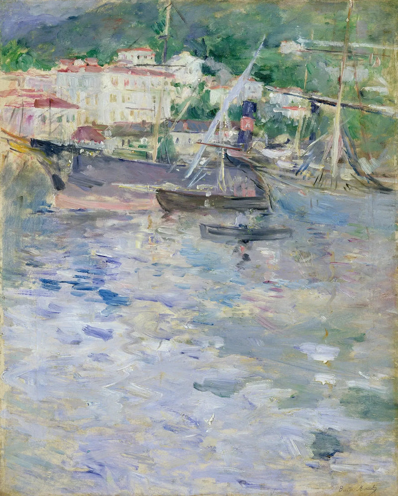 Der Hafen von Nizza - Berthe Morisot