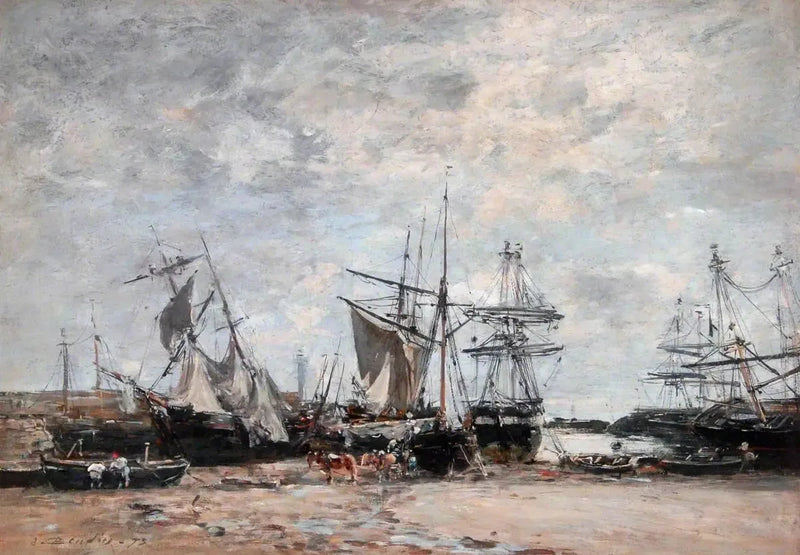 Der Hafen von Pontrieux - Eugène Boudin