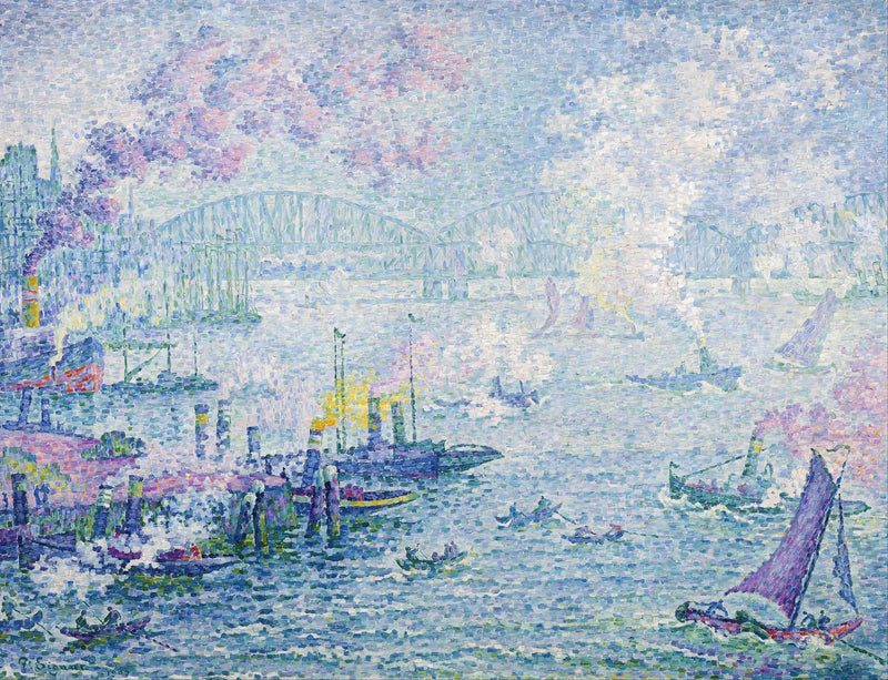 Der Hafen von Rotterdam - Paul Signac