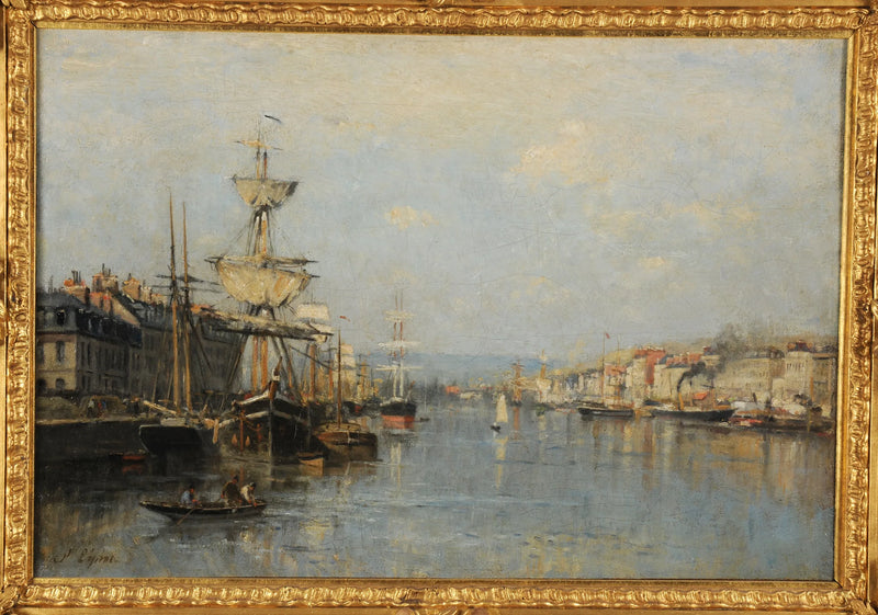 Der Hafen von Rouen - Stanislas Lépine