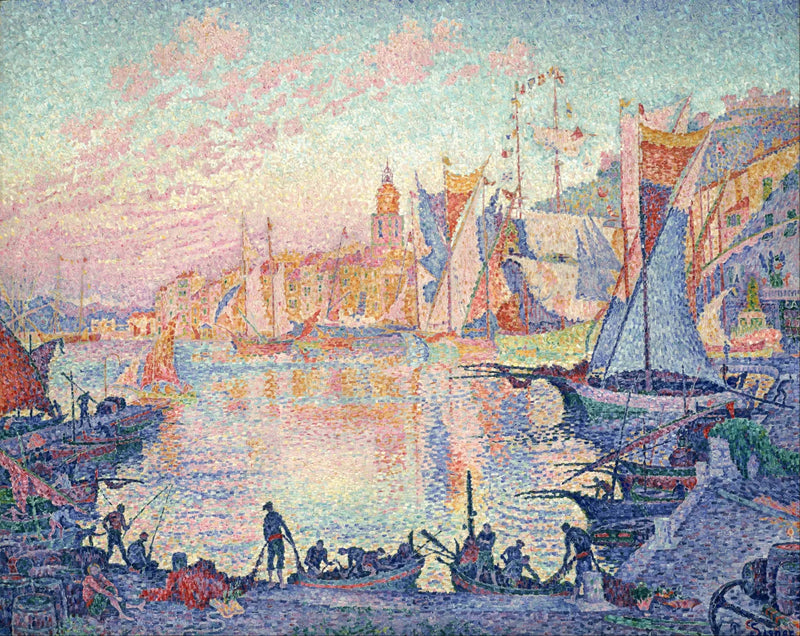 Der Hafen von Saint-Tropez - Paul Signac