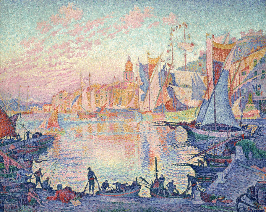 Der Hafen von Saint-Tropez - Paul Signac