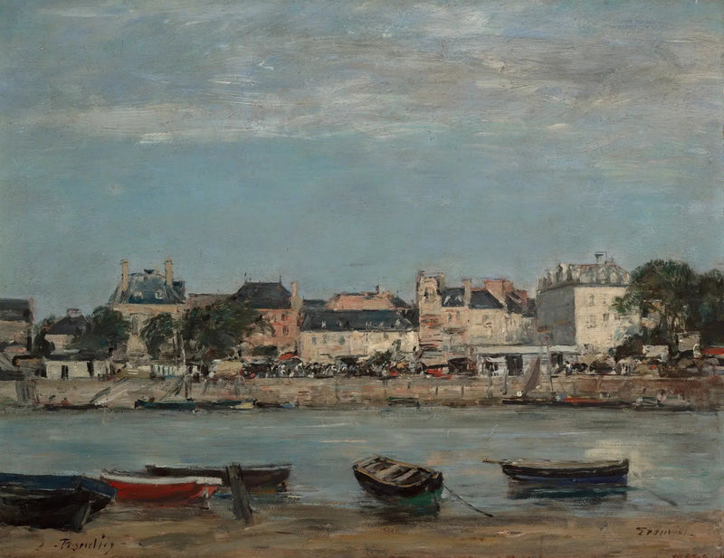 Der Hafen von Trouville - Eugène Boudin