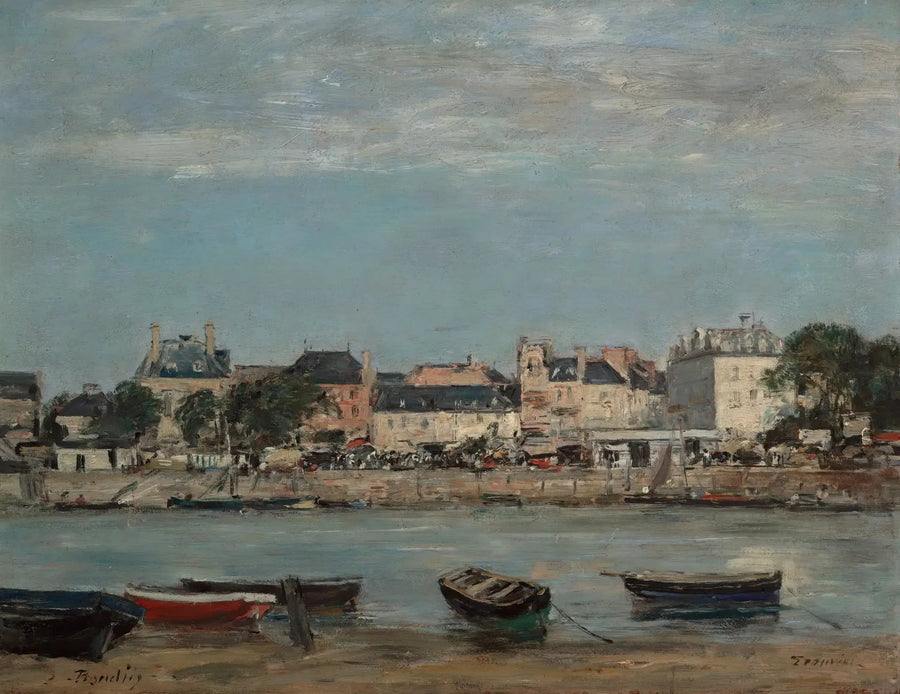 Der Hafen von Trouville - Eugène Boudin
