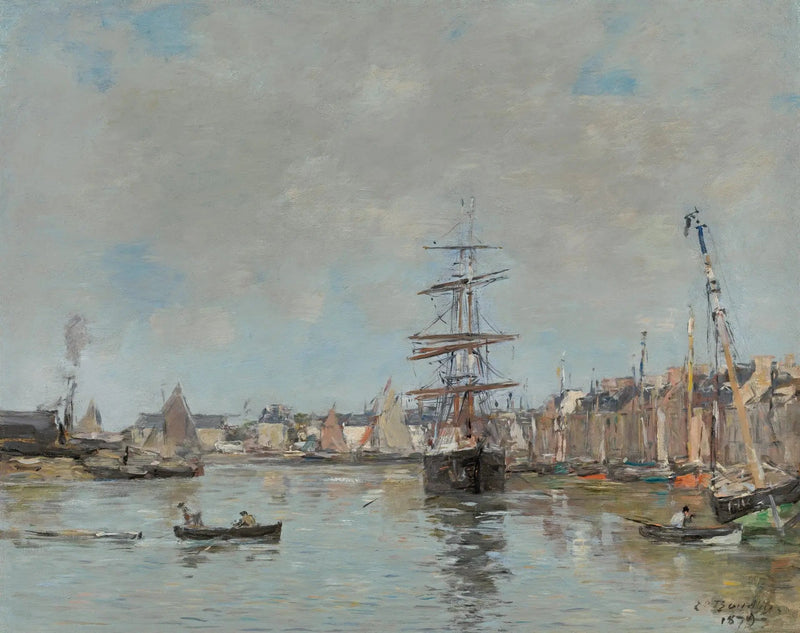 Der Hafen von Trouville - Eugène Boudin