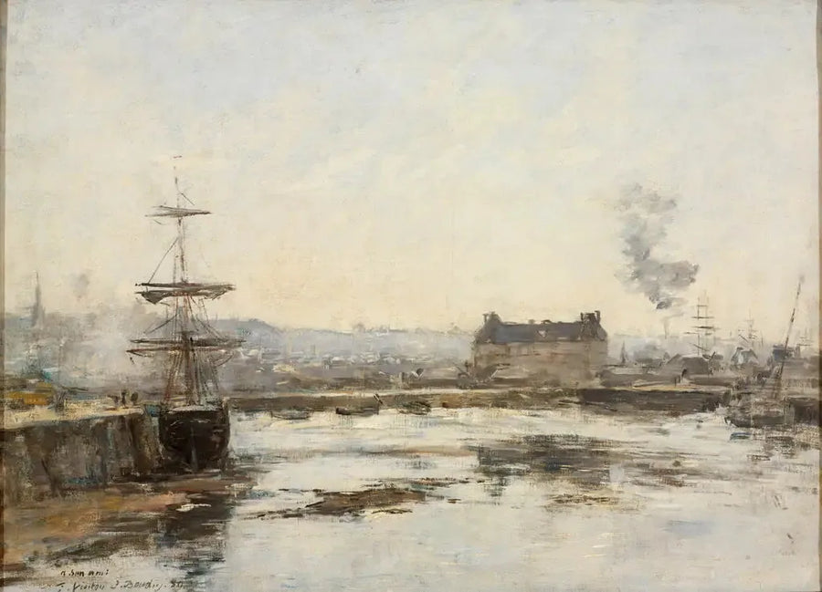 Der Hafen von Trouville - Eugène Boudin