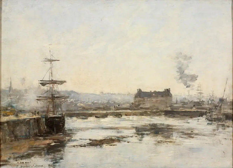 Der Hafen von Trouville - Eugène Boudin