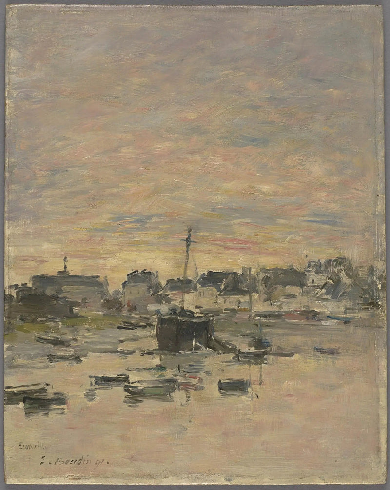 Der Hafen von Trouville - Eugène Boudin