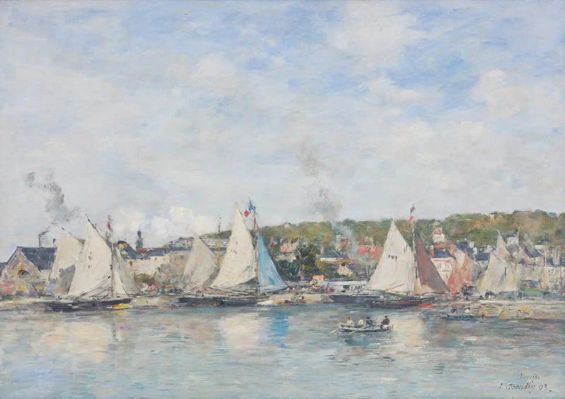 Der Hafen von Trouville - Eugène Boudin