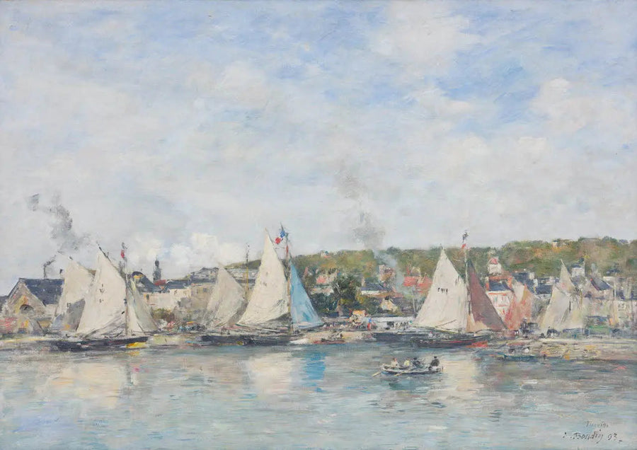 Der Hafen von Trouville - Eugène Boudin