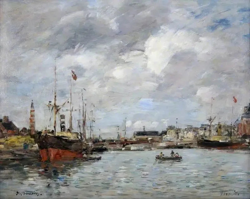 Der Hafen von Trouville - Eugène Boudin