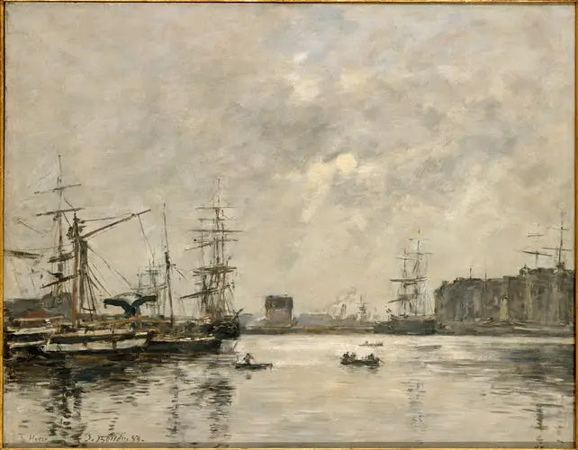 Der Hafen von Le Havre, Bassin de la Barre - Eugène Boudin