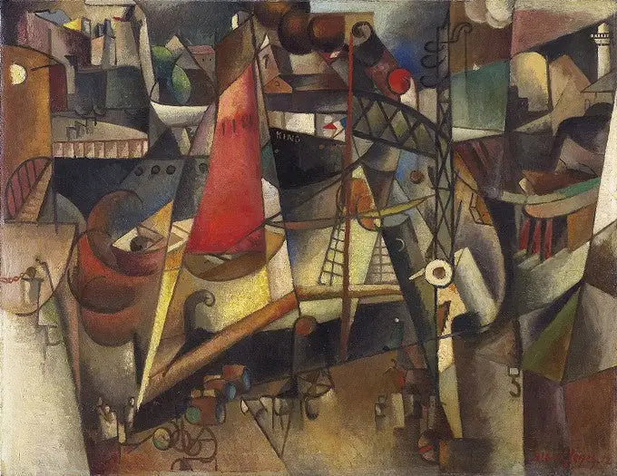 Der Hafen (Marseille) - Albert Gleizes