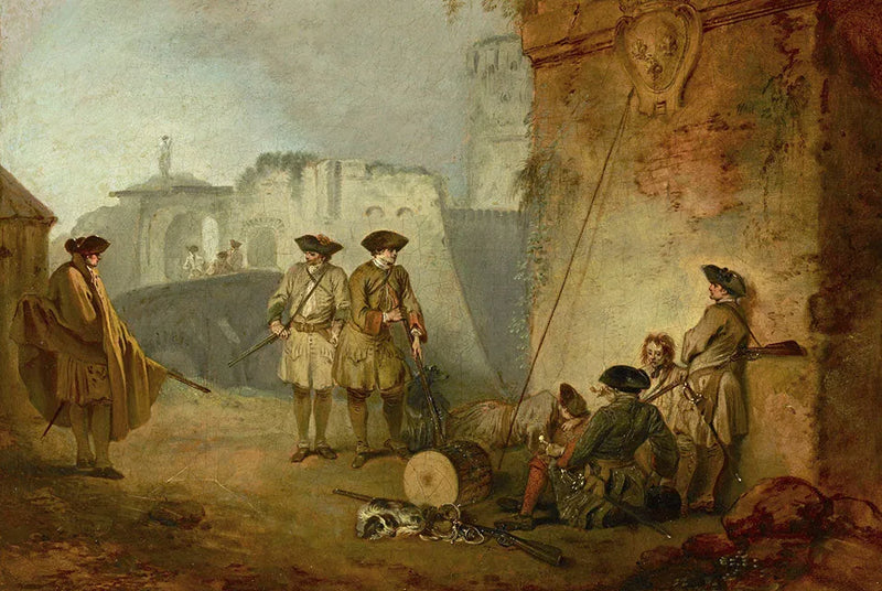 Das Tor von Valenciennes - Antoine Watteau