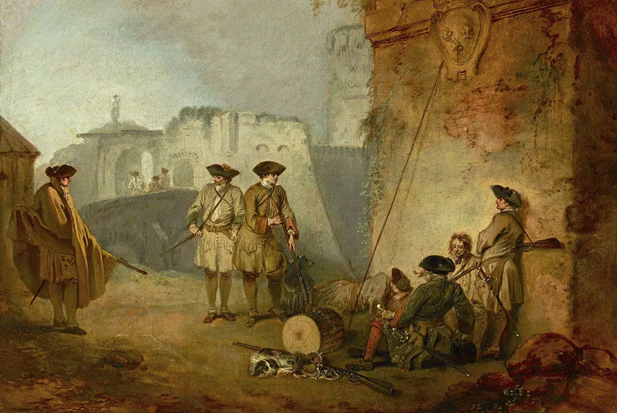 Das Tor von Valenciennes - Antoine Watteau