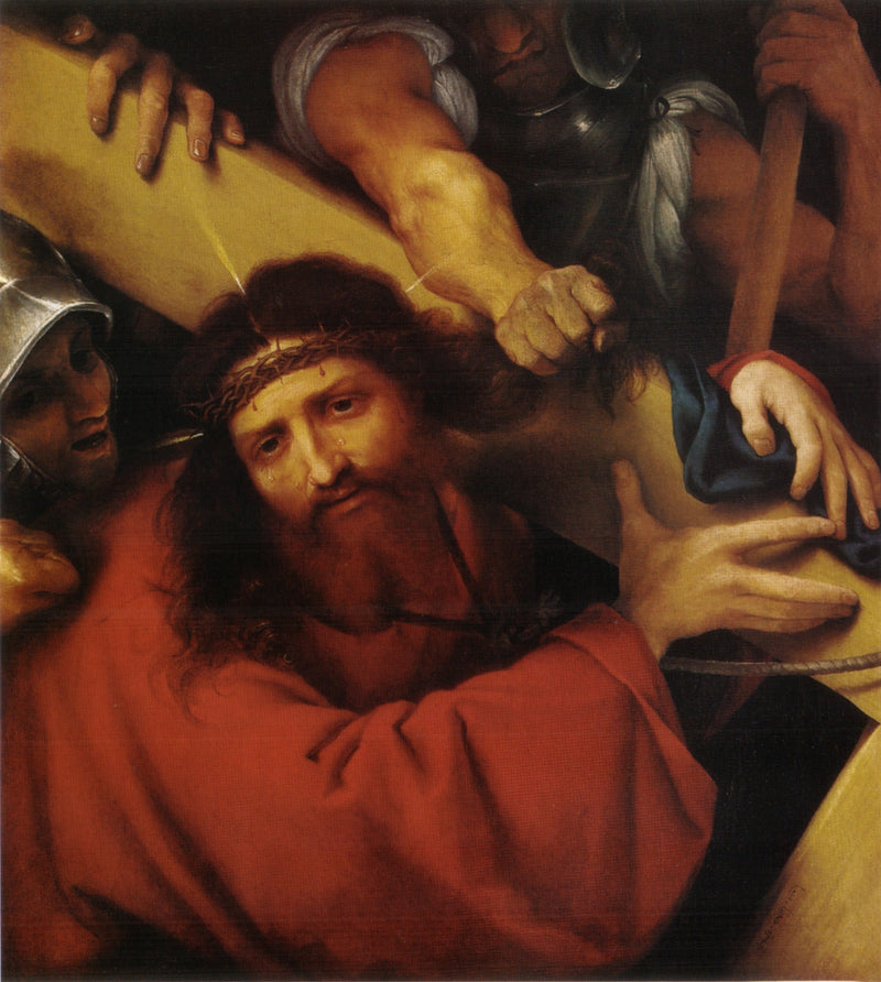 Die Kreuztragung - Lorenzo Lotto