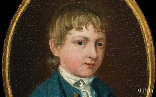 Le portrait miniature d'un jeune garçon (autoportrait supposé) - Thomas Gainsborough - Reproductions de tableaux et peintures haut de gamme