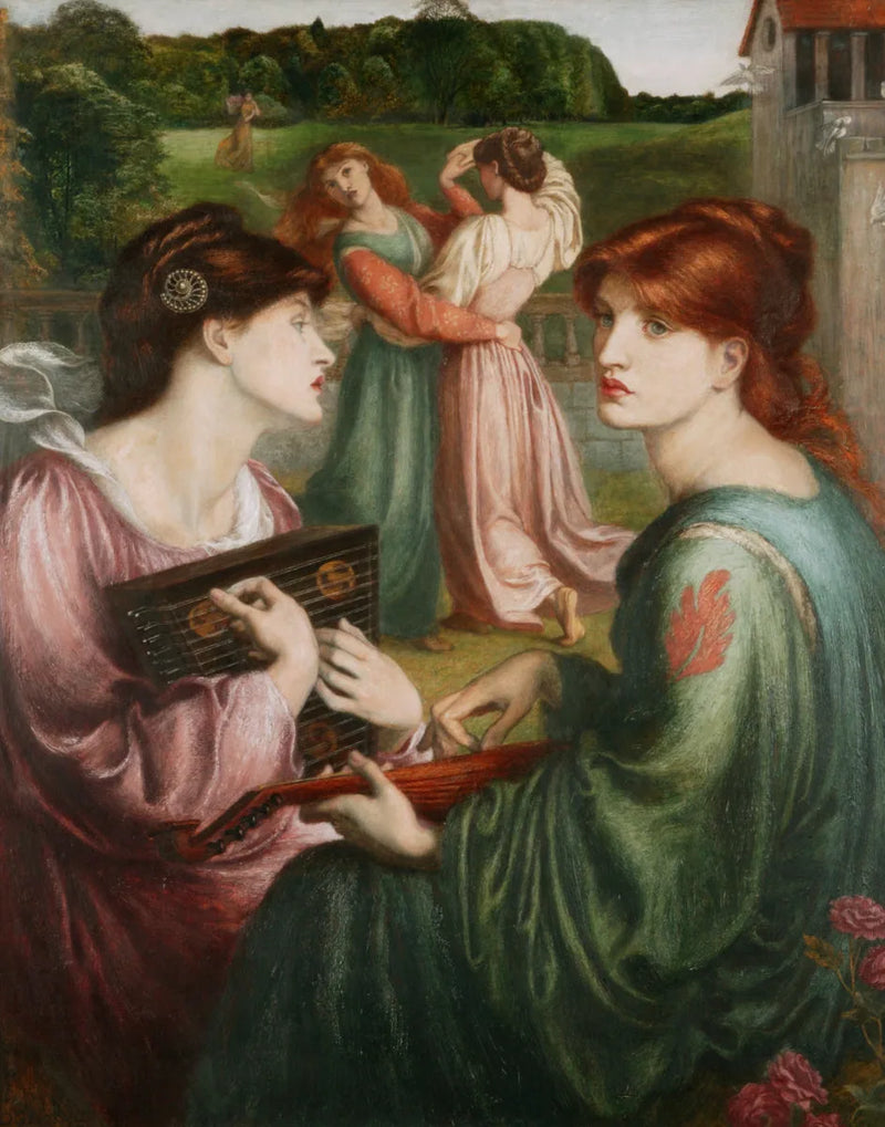 Die Weidewiese - Dante Gabriel Rossetti