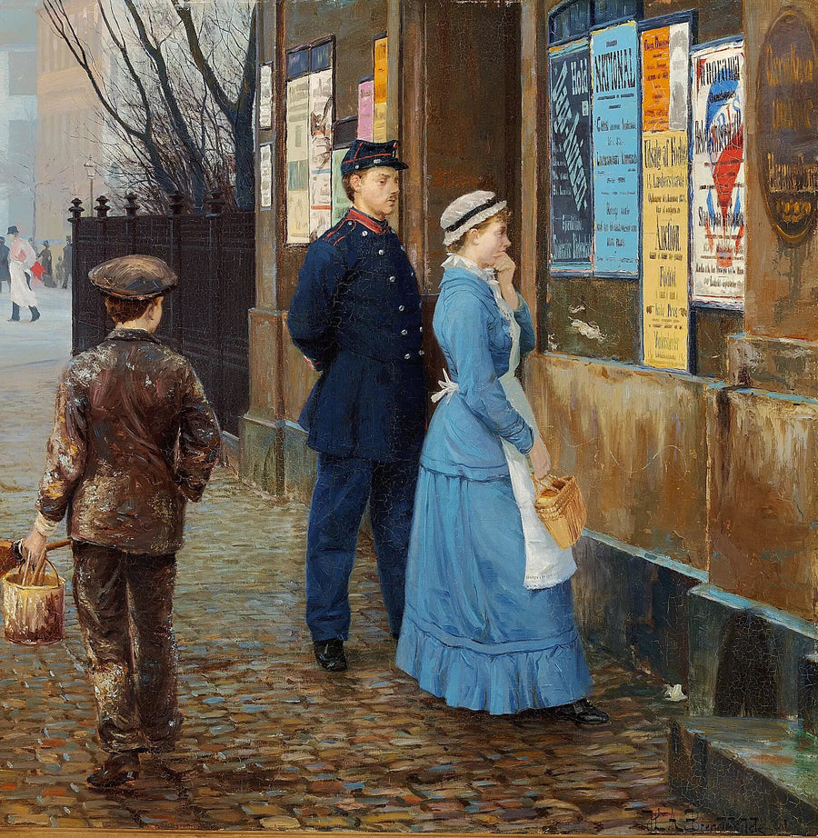 Der erste November. - H. A. Brendekilde