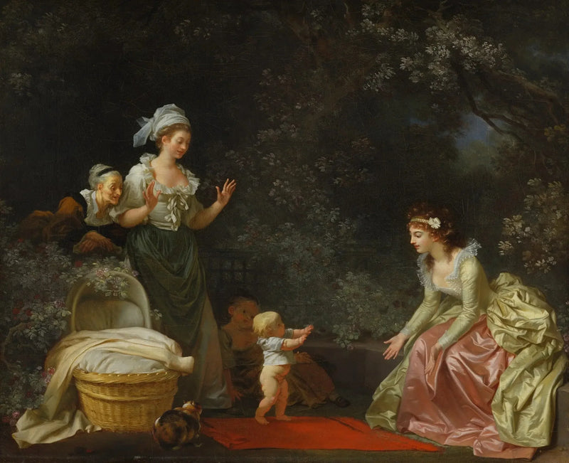 Der erste Schritt der Kindheit - Jean-Honoré Fragonard