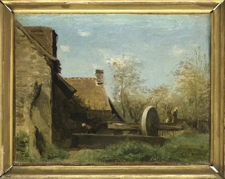 Der Pressen von Domfront - Jean-Baptiste Camille Corot