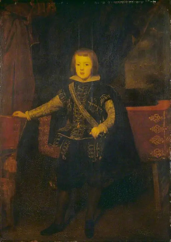 Der Prinz Baltasar Carlos in Schwarz und Silber - Diego Velázquez