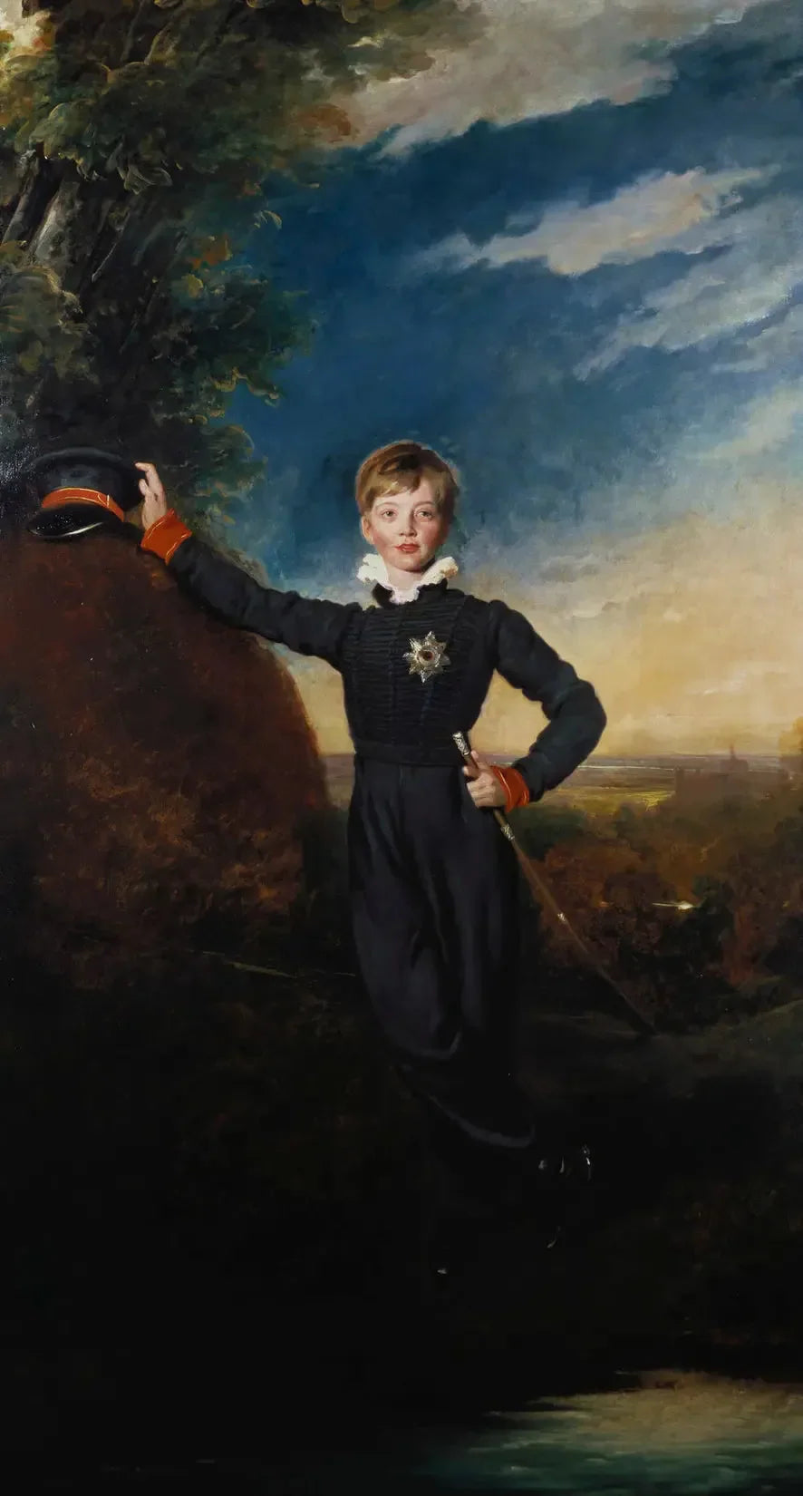 Der Prinz Georg von Cumberland (1819-1878), später Georg V. von Hannover, als er noch ein Kind war - Thomas Lawrence
