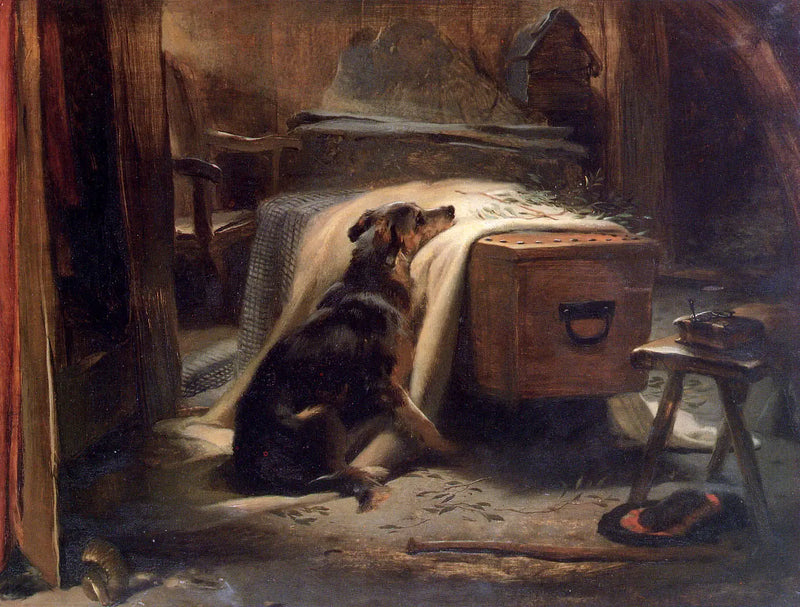 Der Hauptweiner des alten Hirten - Edwin Henry Landseer