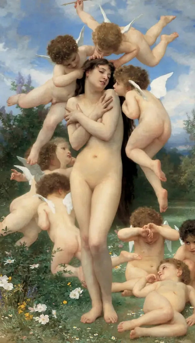Der Frühling - Bouguereau