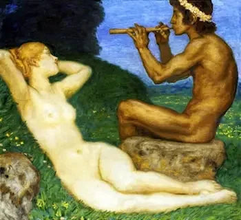 Der Frühling der Liebe - Franz von Stuck