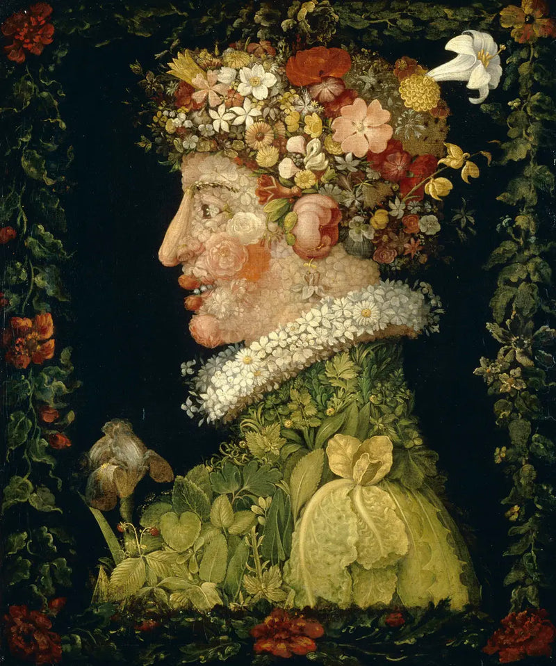 Der Frühling - Giuseppe Arcimboldo