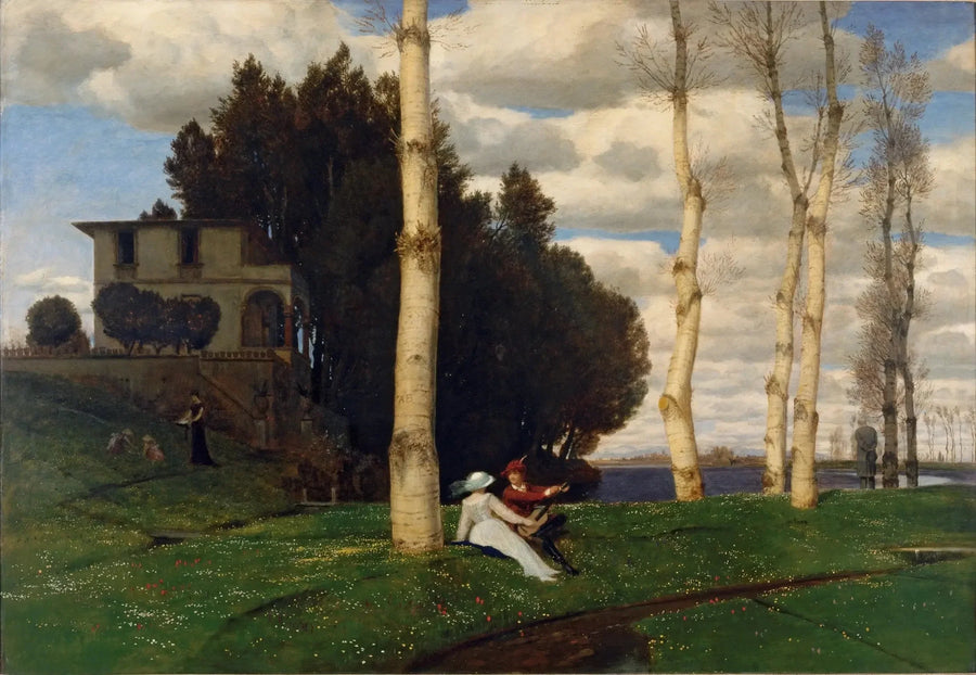 Der Frühling (Die drei Lebensalter) - Arnold Böcklin