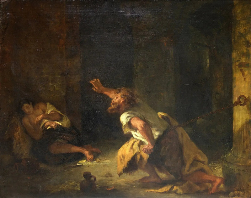 Der Gefangene von Chillon - Eugène Delacroix