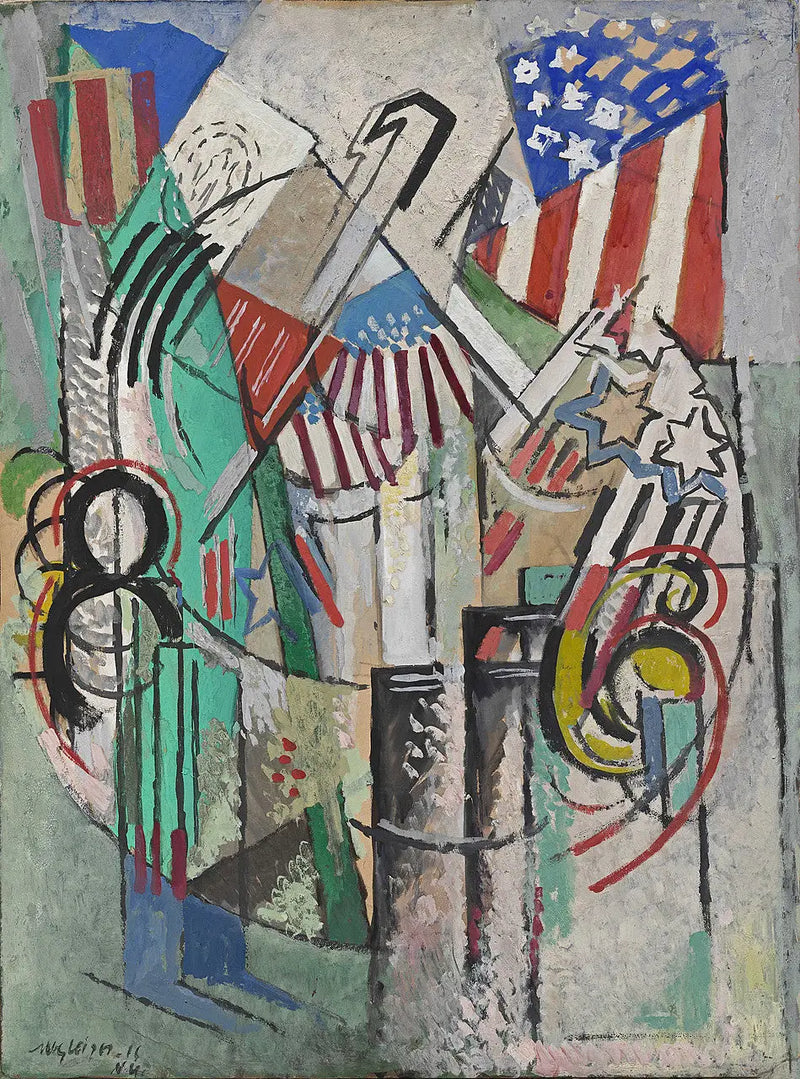 Der Preis des Schnitts Astor (Les Drapeaux) - Albert Gleizes