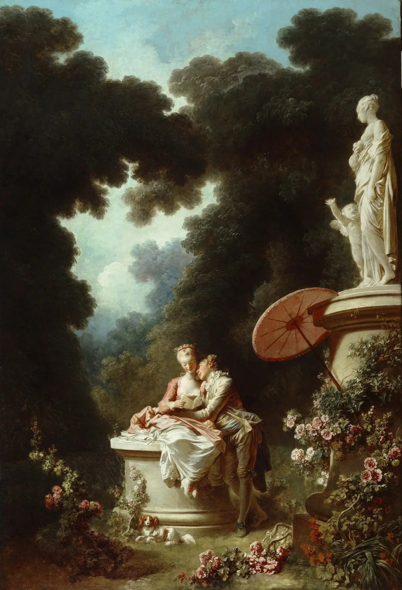 Der Fortschritt der Liebe : Liebesbriefe - Jean-Honoré Fragonard