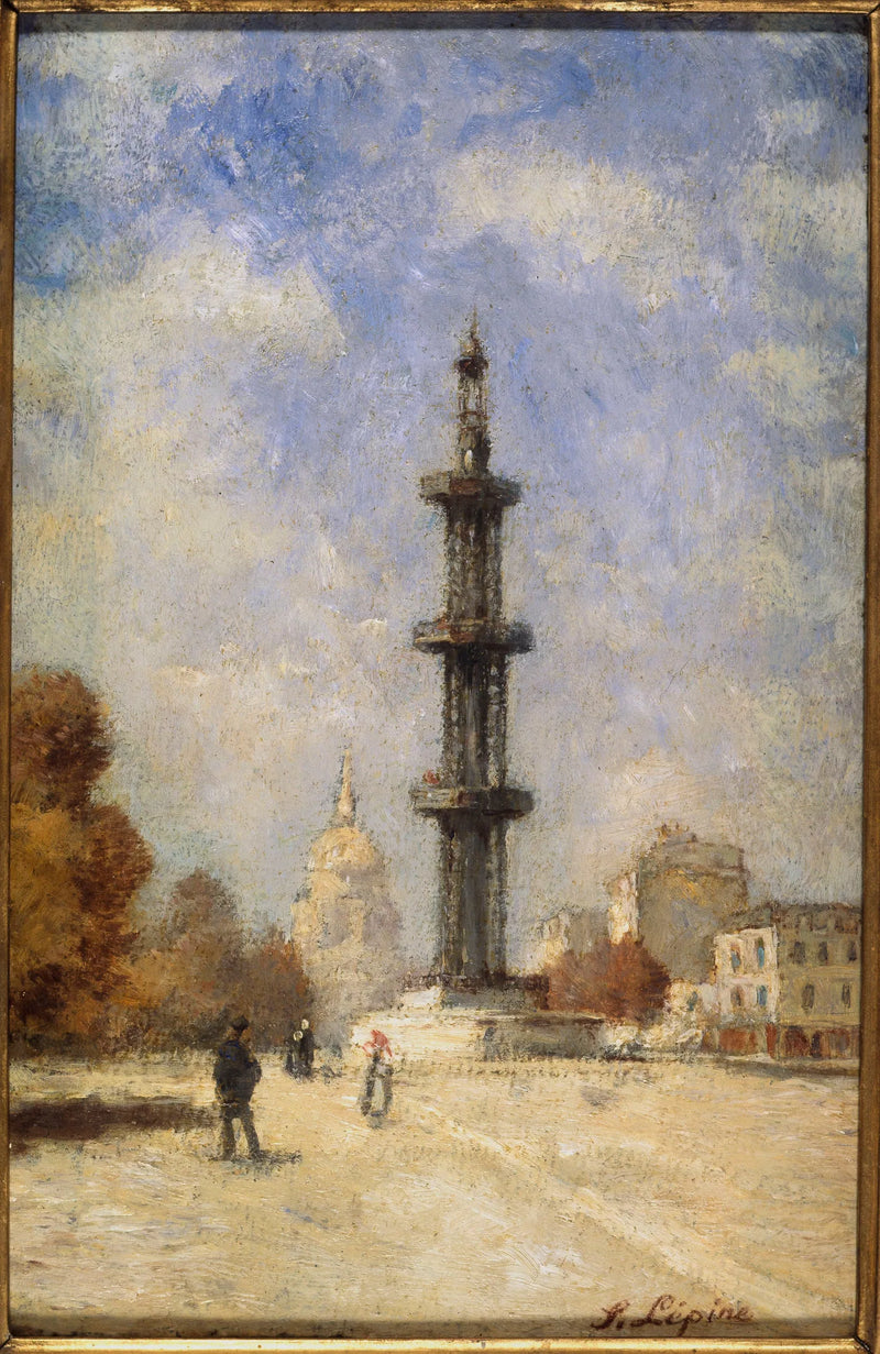 Der artesische Brunnen von Grenelle (Place de Breteuil) - Stanislas Lépine