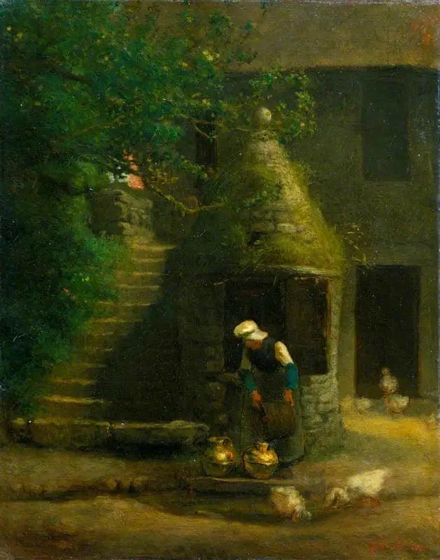 Der Brunnen von Gruchy - Jean-François Millet