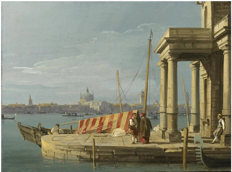 Der Kai der Zollspitze - Canaletto