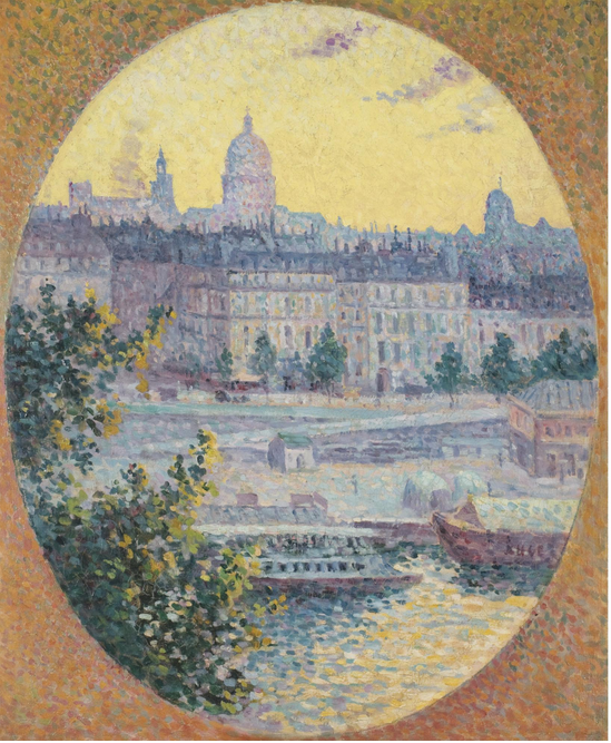 Der Quai de Montebello und der Hügel Sainte-Geneviève - Maximilien Luce