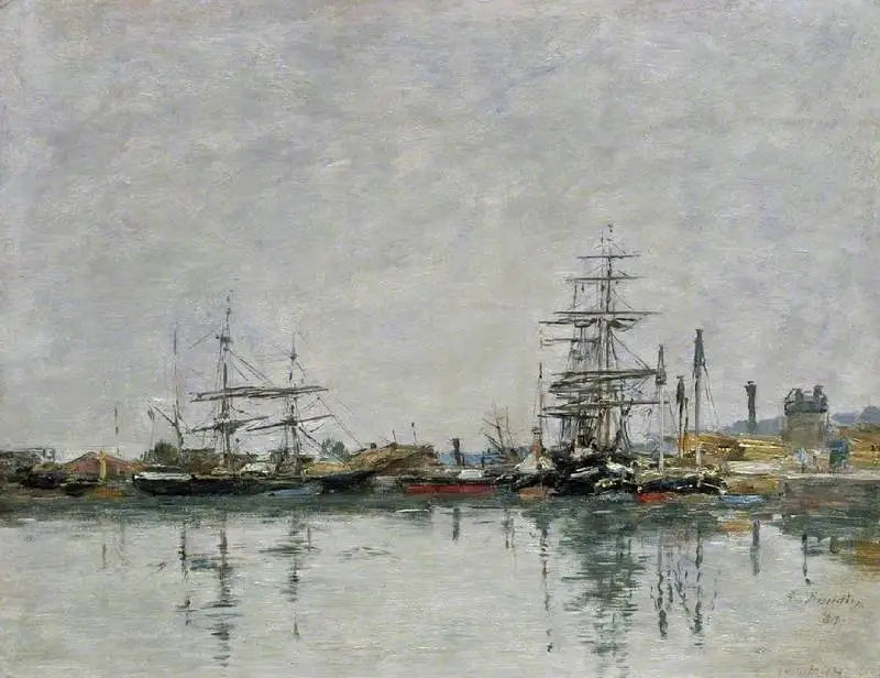 Der Hafen von Le Havre - Eugène Boudin