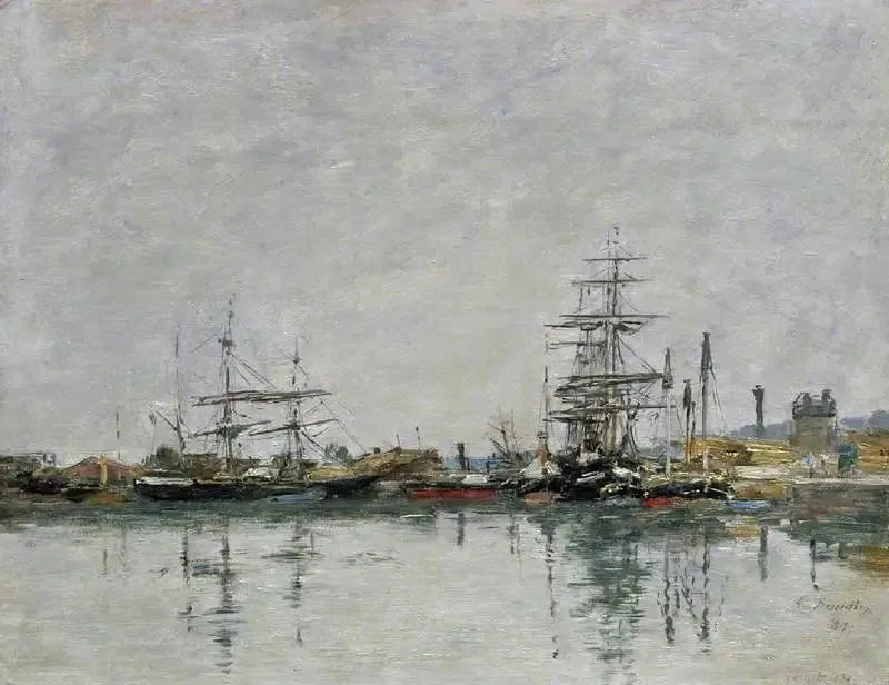 Der Hafen von Le Havre - Eugène Boudin
