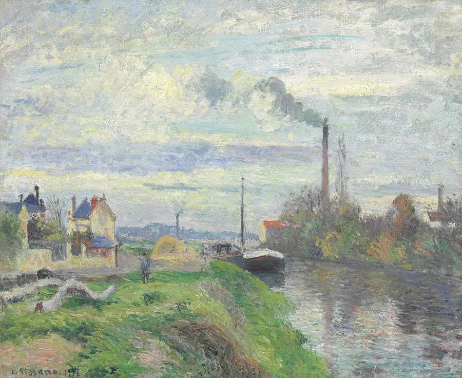 Der Quai du Pothuis in Pontoise - Camille Pissarro