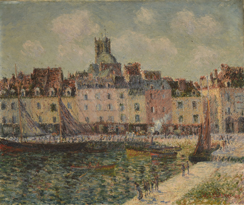 Der Quai Duquesne in Dieppe - Gustave Loiseau