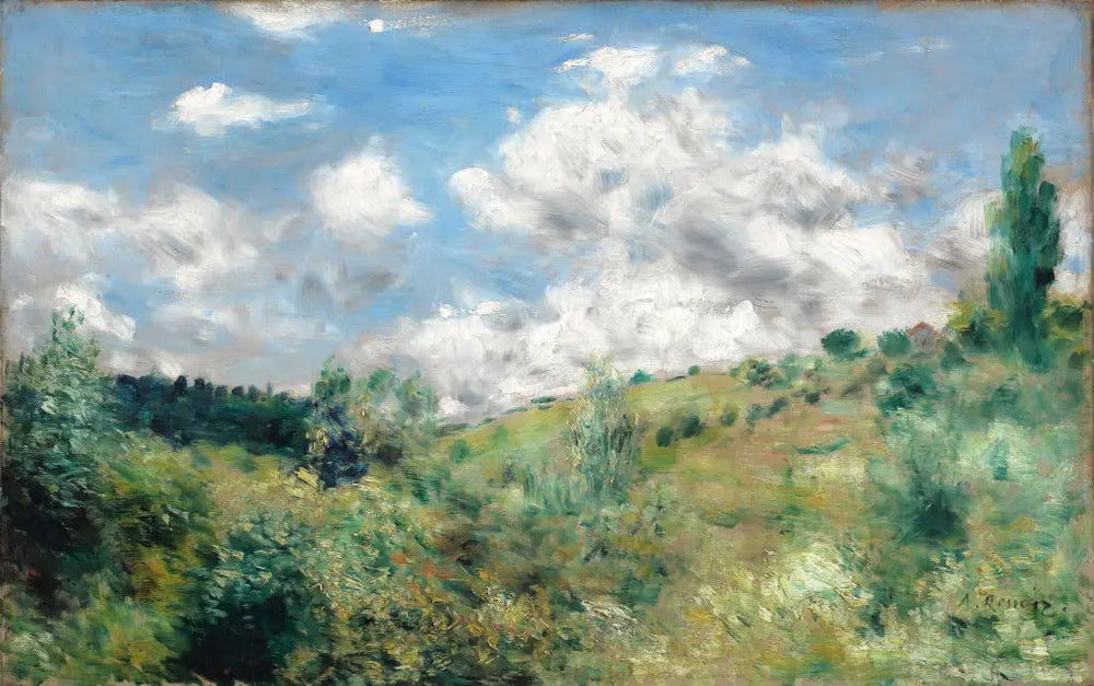 Le Rafale de vent - Pierre-Auguste Renoir image 1 reproduction d’œuvre d’art à l’huile
