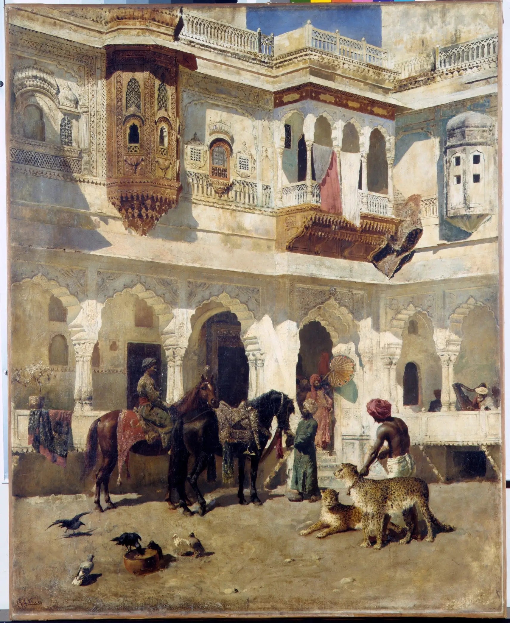 Le Rajah part à la chasse - Edwin Lord Weeks image 1 reproduction artisanale de tableau