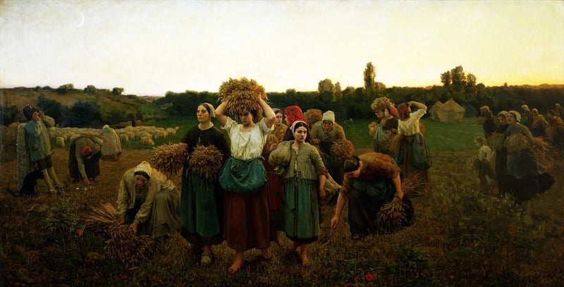 Der Appell der Erntesammlerinnen - Jules Breton
