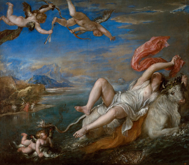 Der Rapt von Europa - Titian